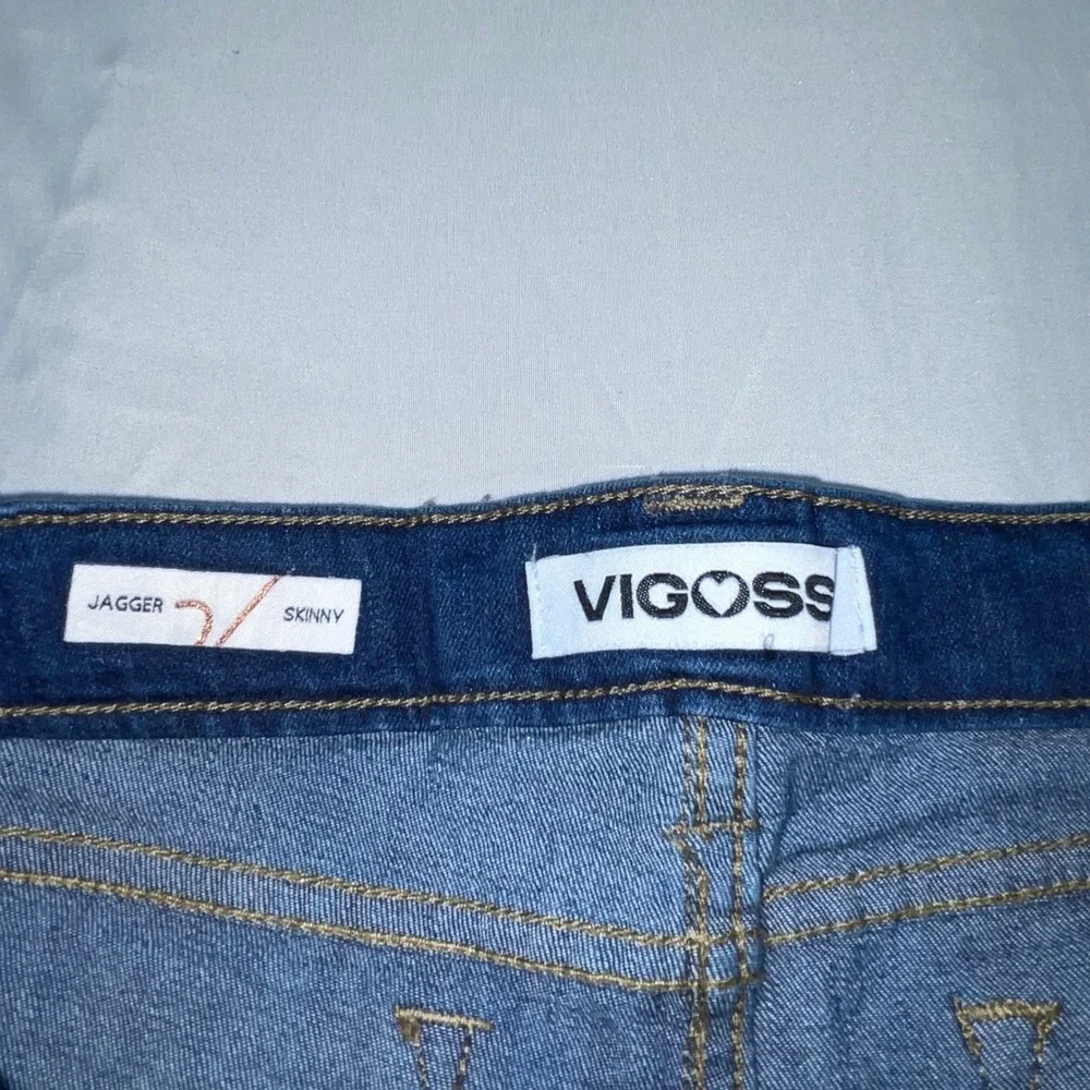 Vigoss Jagger Skinny Jeans Kids Size 12 Medium Wash Denim Adjustable Waist